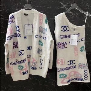 2 PIECE CC cardigan sweater and dress set Medium